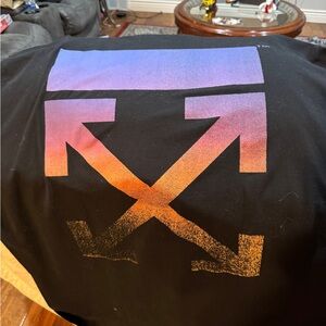 Off-White Gradient Diagonal Arrows Crewneck XL Made in Portugal
